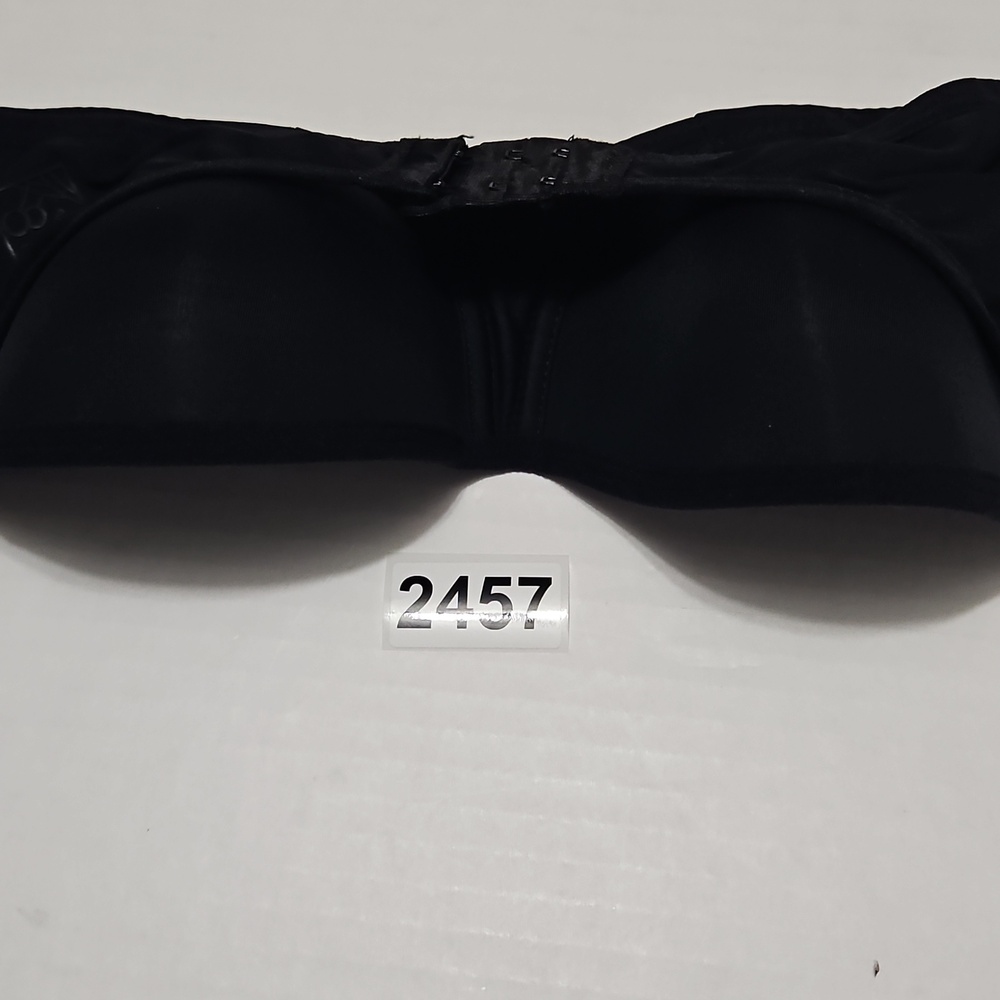 Black Strapless Padded Underwire Bra Size S - Picture 9 of 9